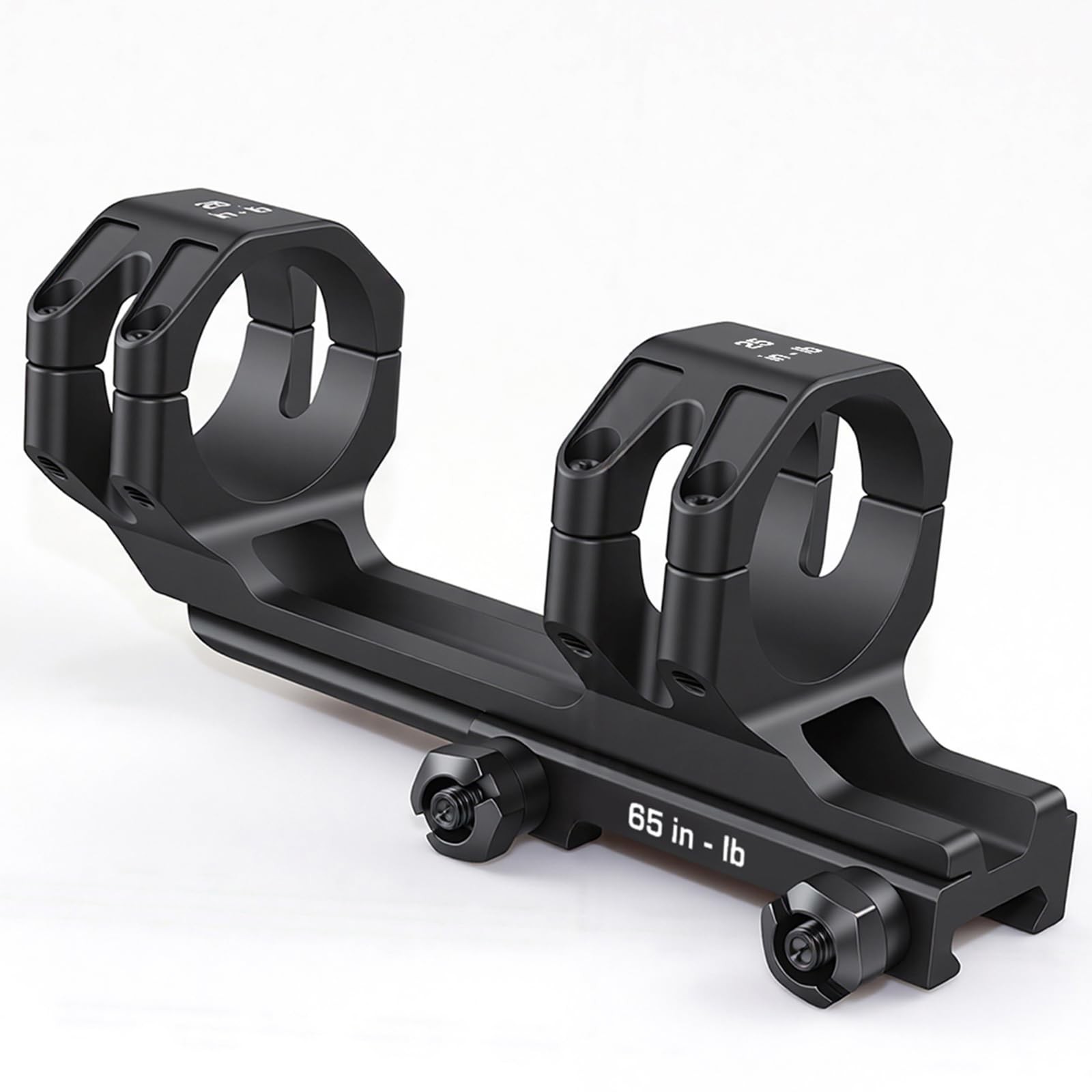 Techhunters Precision Rifle Scope Mounts - 6061-T6 Aluminum 30MM, BLACK