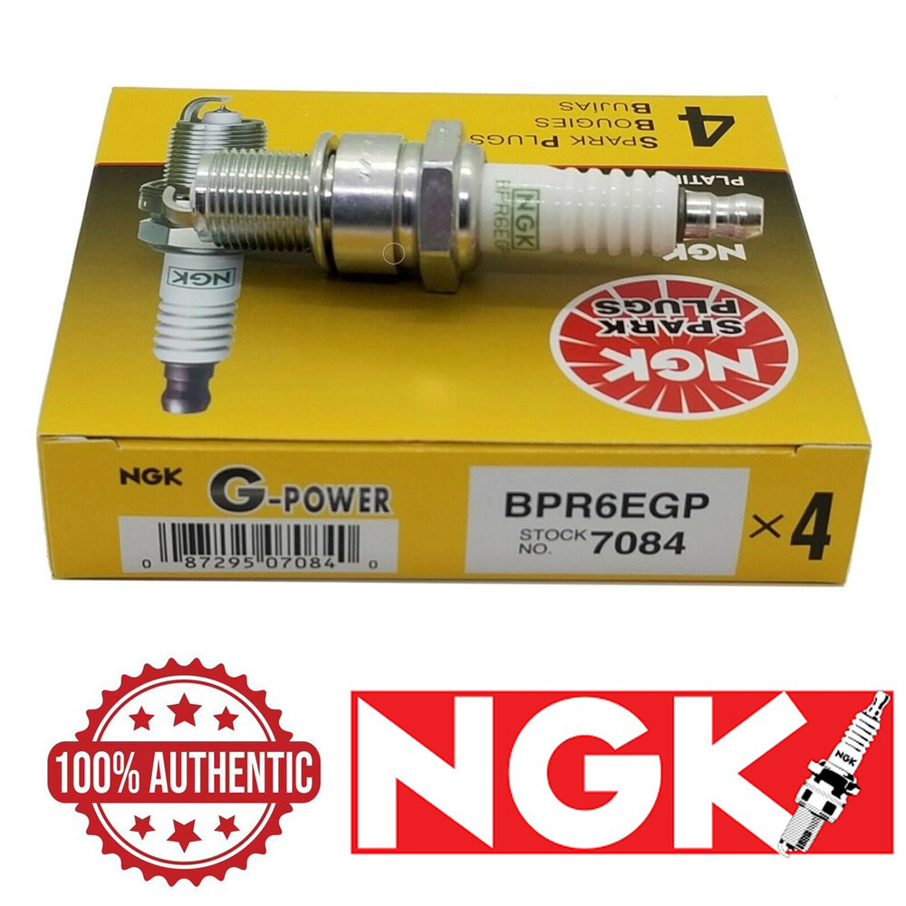 NGK (7084) BPR6EGP G-Power Platinum Spark Plug - Set of 4