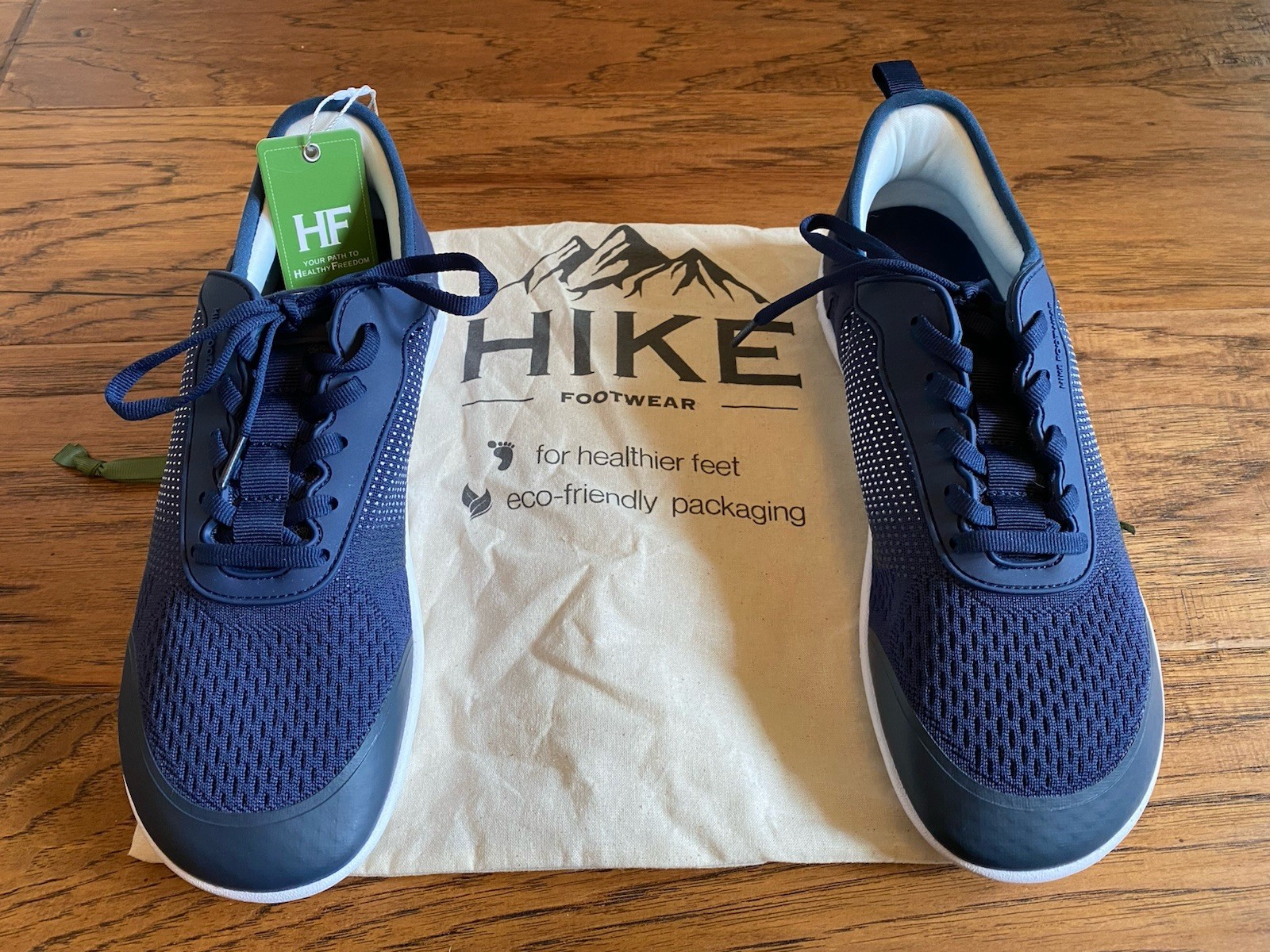 Hike Footwear HF Stride Barefoot Shoes Blue Sz EU 37 Women's 7 Men's 5