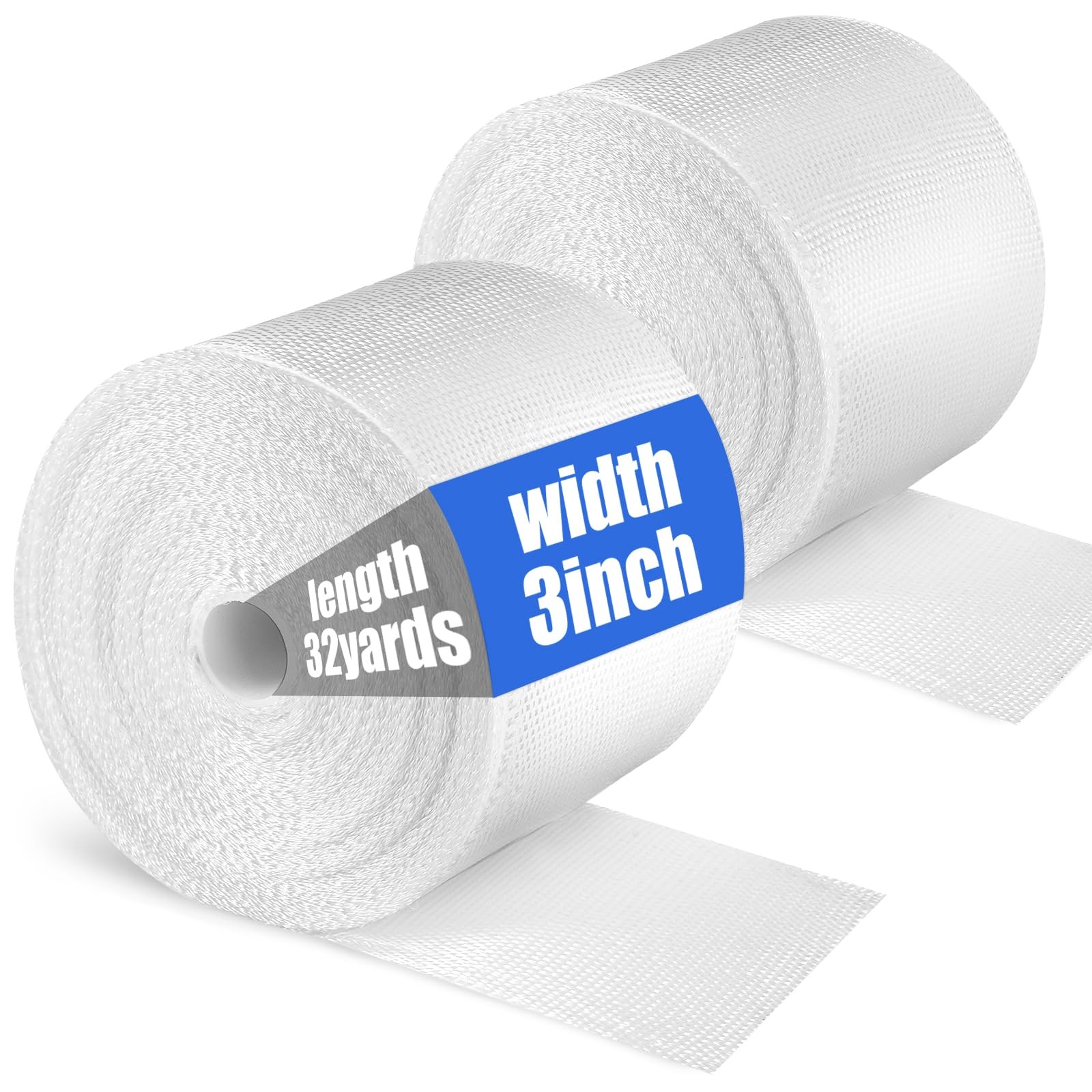 Fiberglass Cloth Tape, 6 oz, 3" Wide x 65.6 yd, Non-Adhesive Woven Fiberglass...