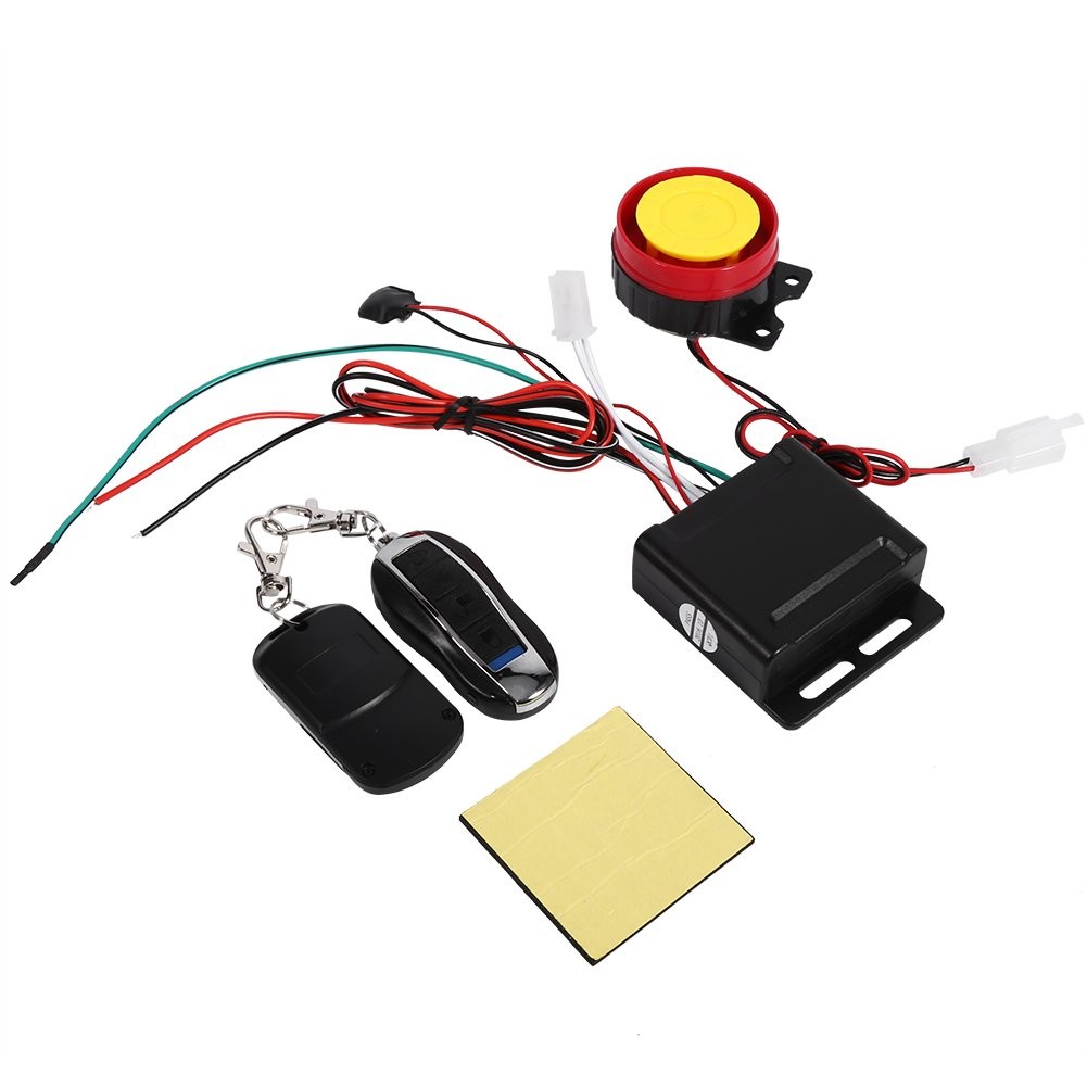 VGEBY Motorcycle Security Kit Anti-Theft Alarm System Remote Control Engine...