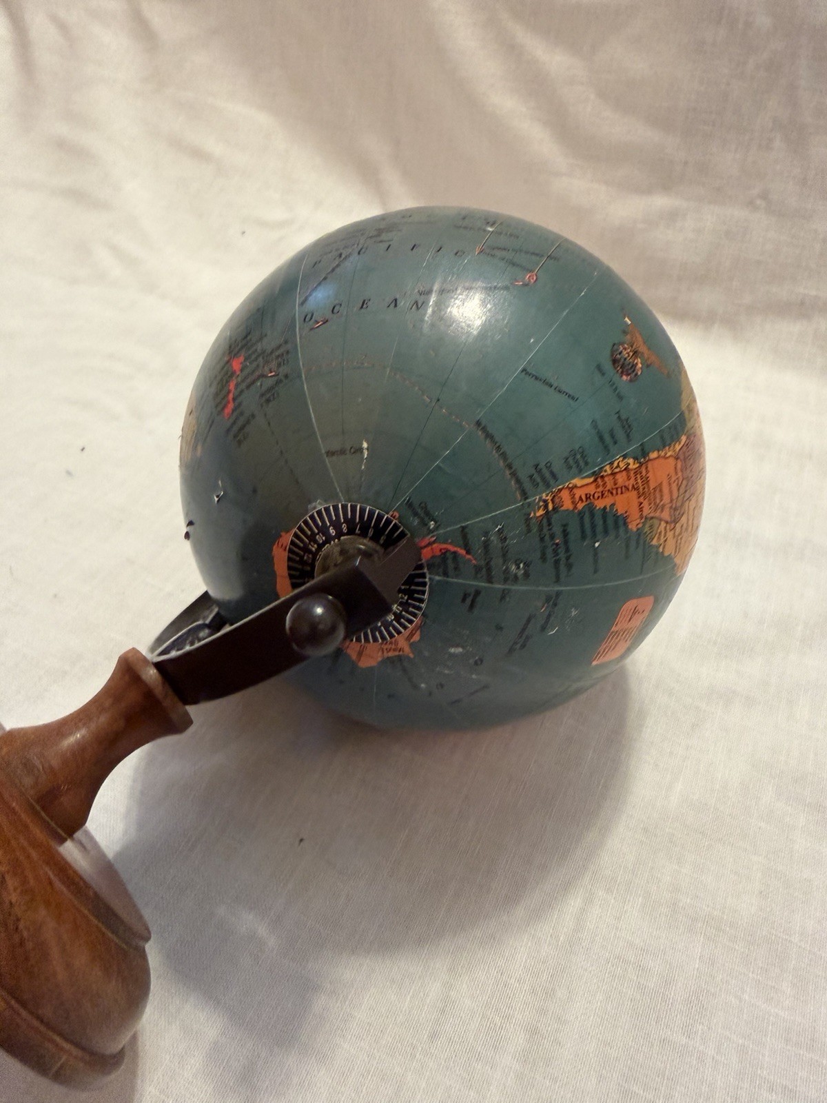 Vintage Pottery Barn Small Globe 8”