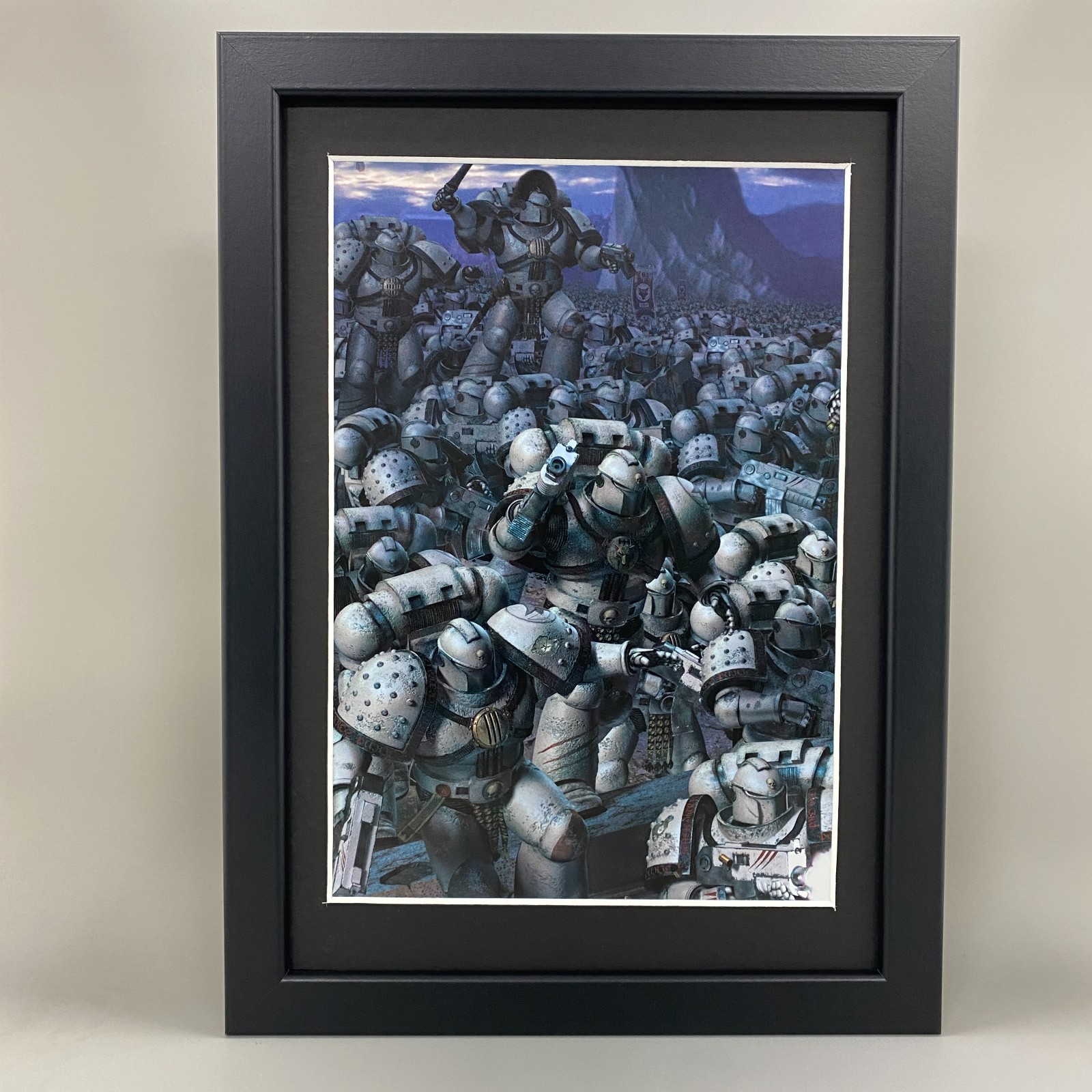 FALSE GODS FRAMED ART CHAOS SPACE MARINES THE HORUS HERESY WARHAMMER 40K 40,000