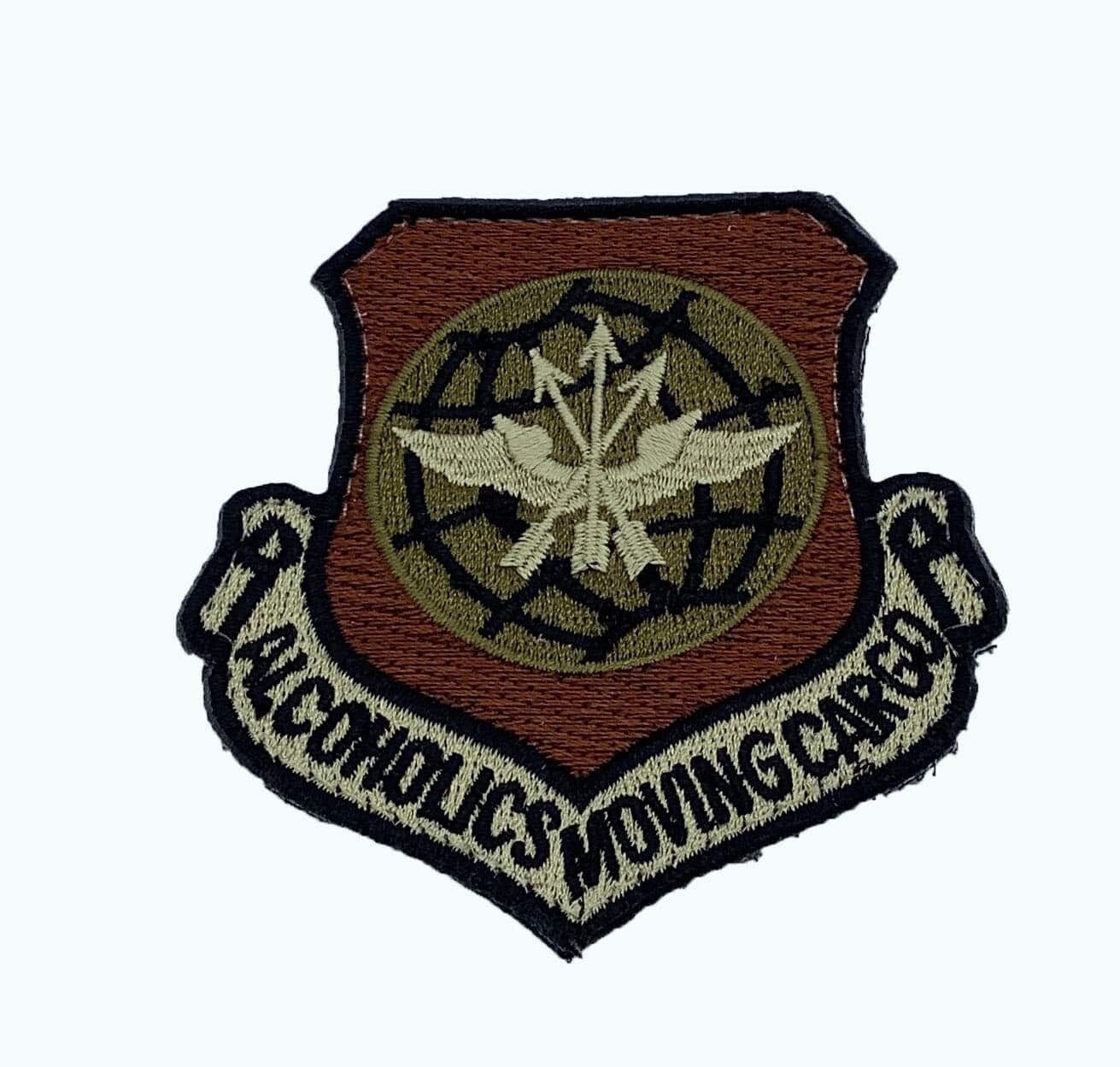 Alcoholics Moving Cargo Patch – Sew On, 3"