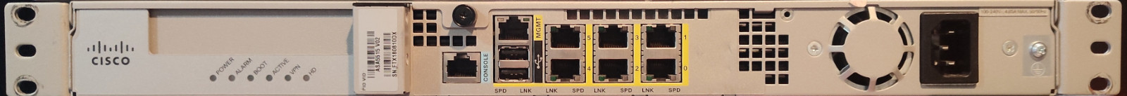 Cisco ASA5515-X ASA 5515-X Adaptive Security Appliance Firewall - No OS