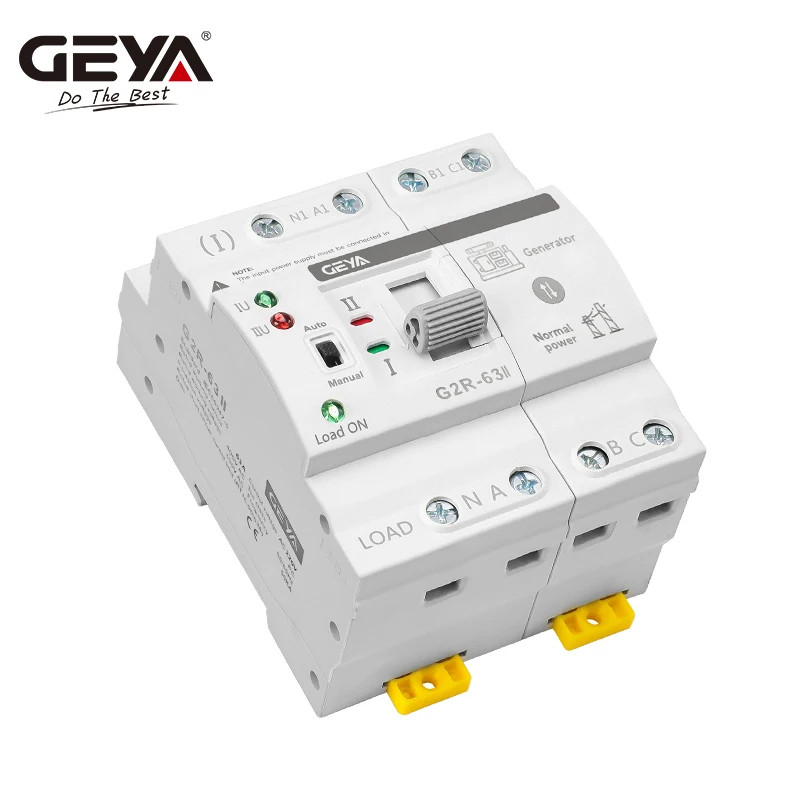 GEYA G2R Automatic Transfer Switch Din Rail ATS Dual Power Electrical Selector S