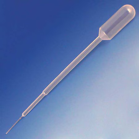 Globe Scientific 134070-250 Transfer Pipette, 5Ml, 153Mm L, Pk250