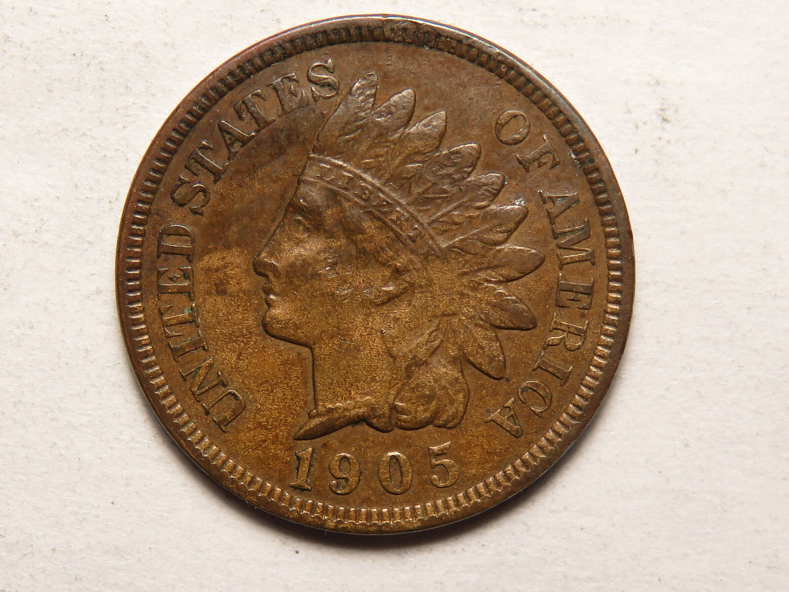 1905 Indian Cent, AU