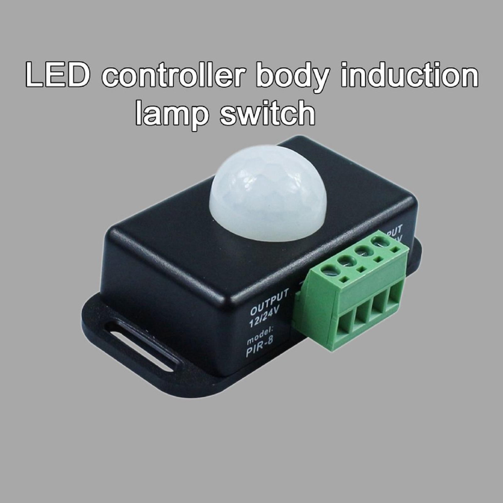 Body Infrared PIR Motion Sensor Switch For LED Light Strip Automatic DC 12V C