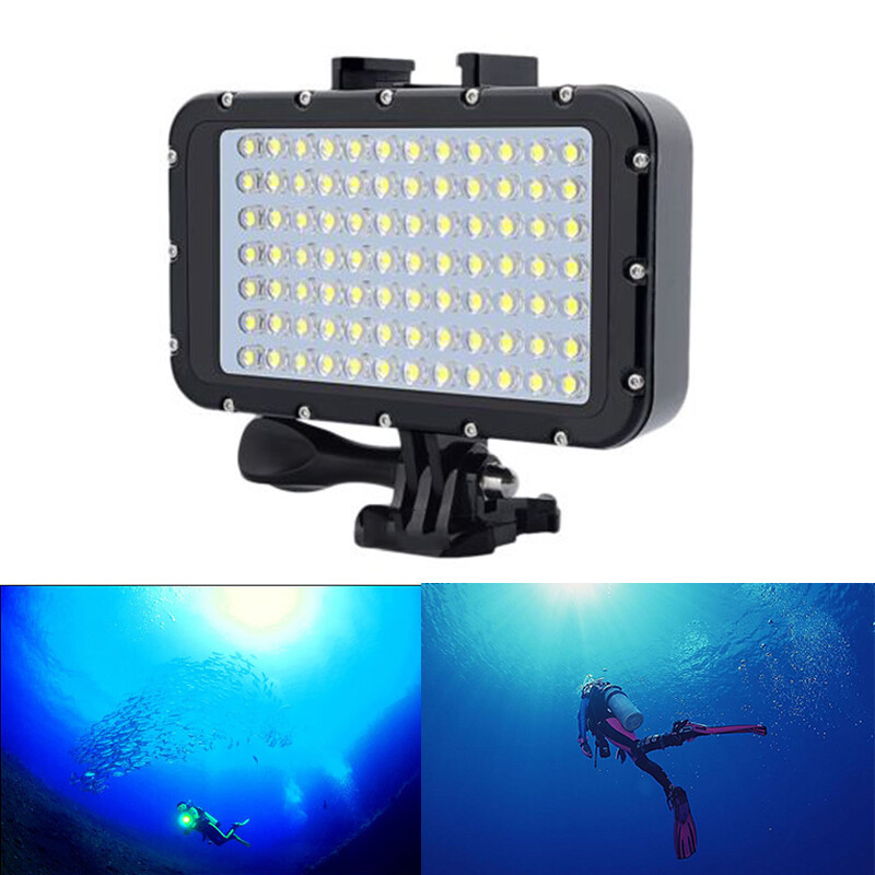 New Underwater 84 LED Video Light Diving Spot Lamp for Sport Camera Waterproof