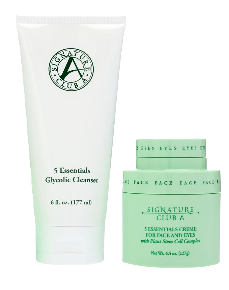 Signature Club A 5 ESSENTIALS Cleanse and Moisturize Face & Eye Creme SEALED New