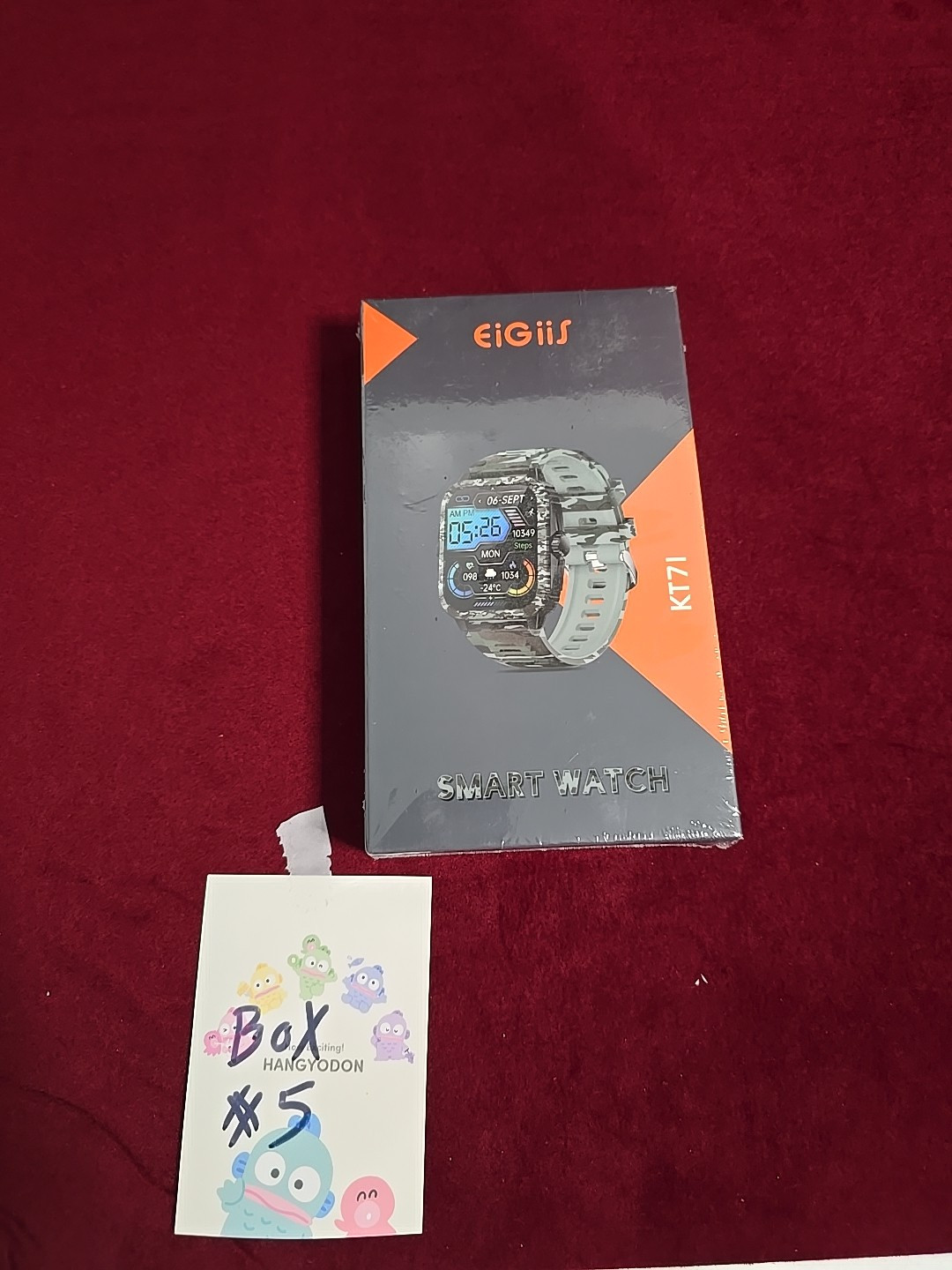 EIGIIS Good Smart Watch 3ATM Waterproof 1.96" IPS Screen Military KT71 Men