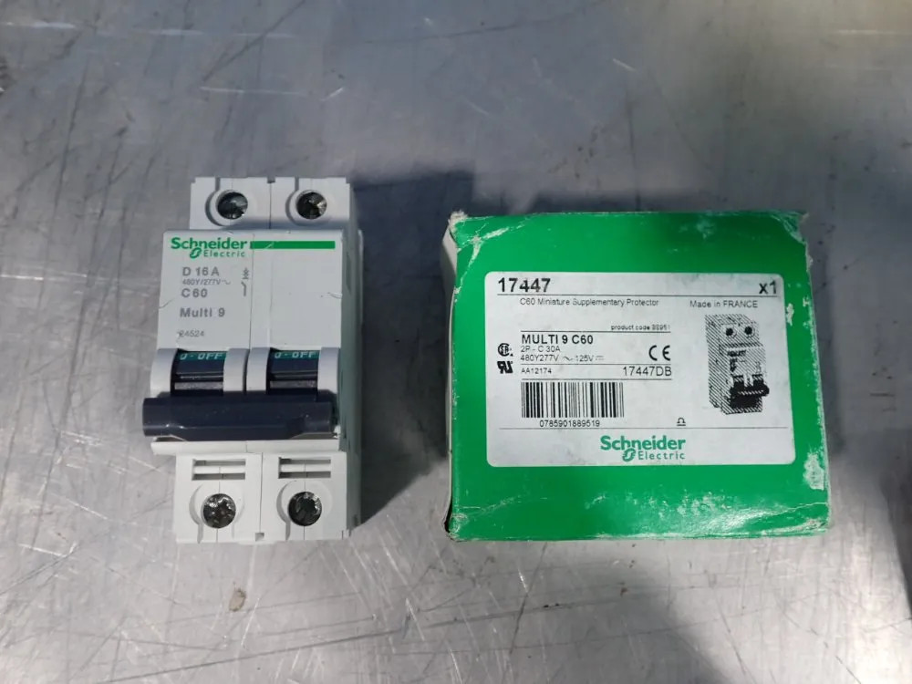 SCHNEIDER ELECTRIC MINIATURE SUPPLEMENTARY PROTECTOR 17447