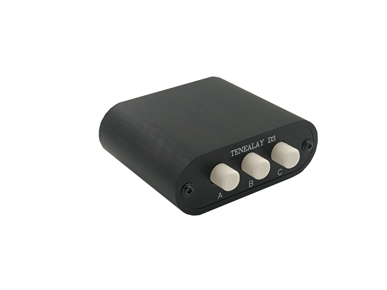 New D3 3(1)-in-1(3)-Out 3.5mm Stereo Audio Switch Source Input Signal switche...