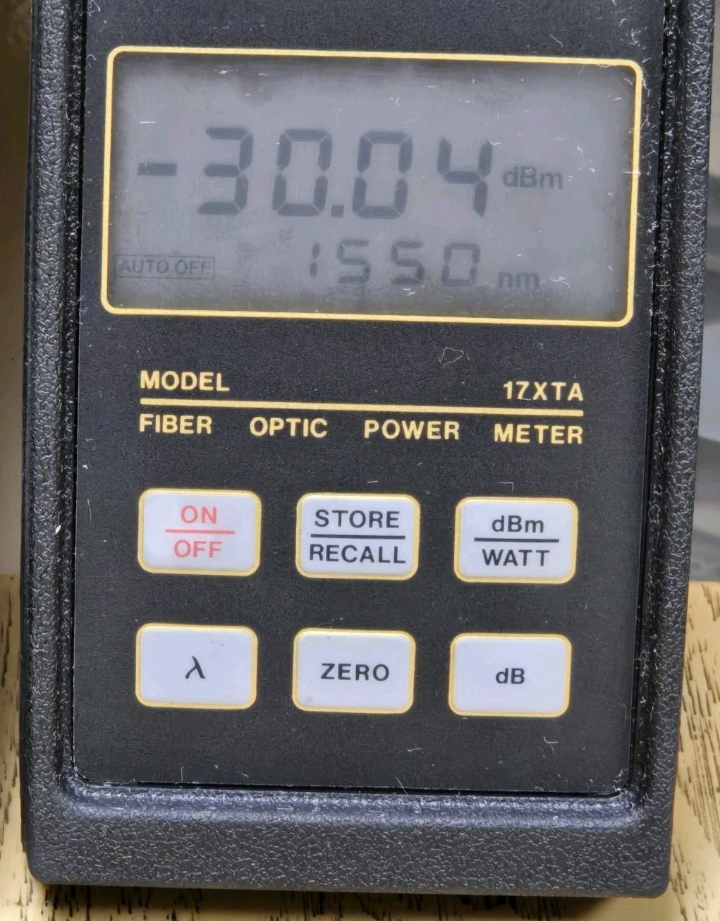 3M Photodyne 17XTA Fiber Optic Power Meter WORKING PULL!