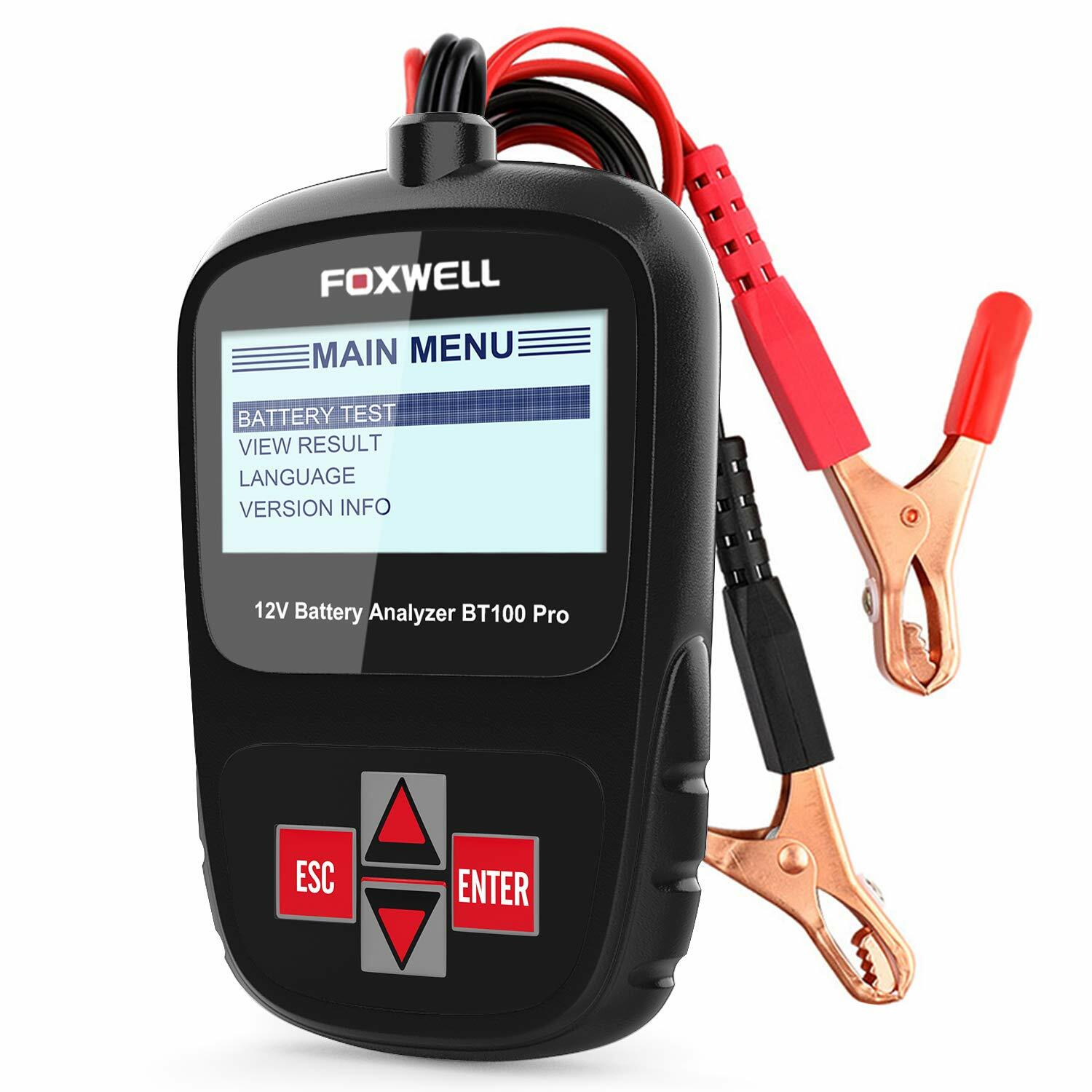 FOXWELL BT100 Battery Analyzer  Automotive Battery Load Tester **2DAY SHIPPING**