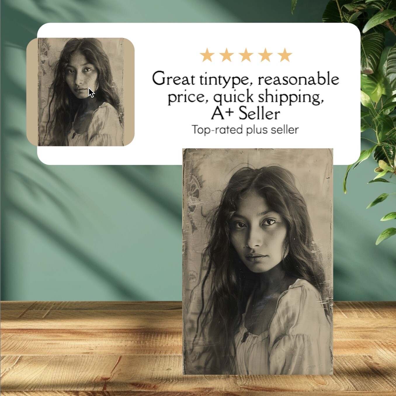 Native American Tintype Limited Edition Museum Series C00370RP