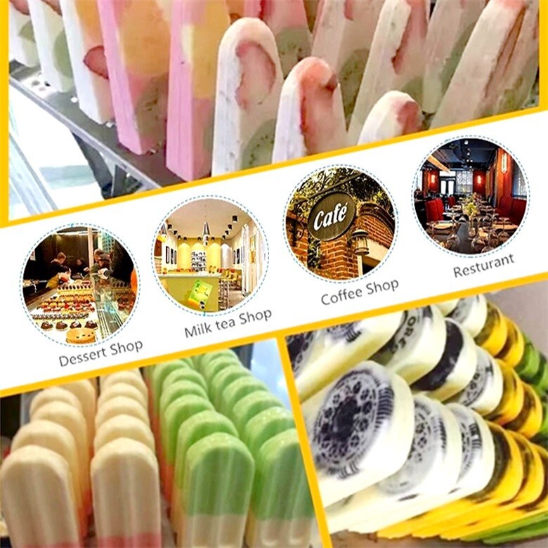 Kolice Commercial Four Mold set ice pop Machine,ice popsicles Making Machine