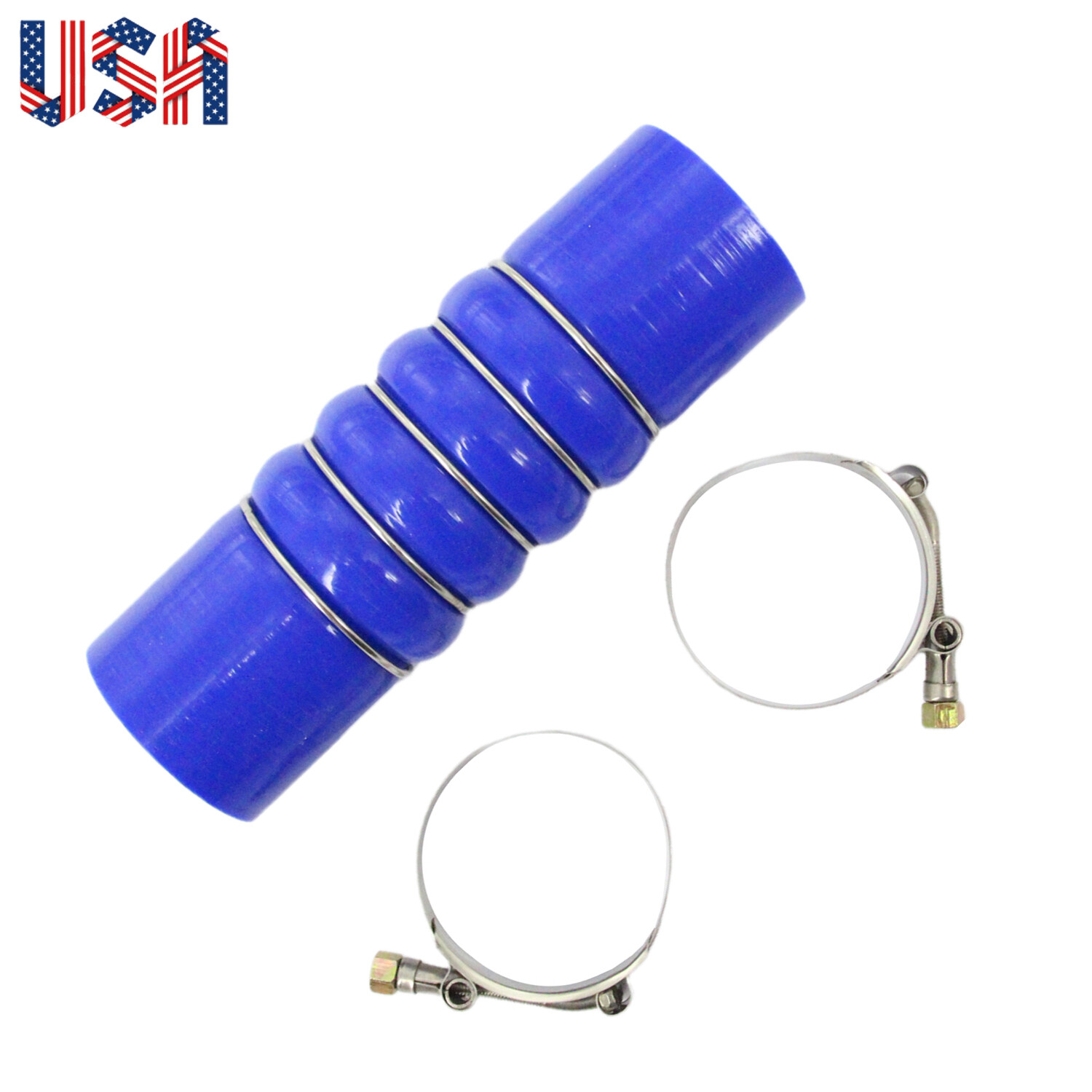 Silicone Coolant Hose 2.5″w/ 2 Clamps Fit for Peterbilt Kenworth F50-6308