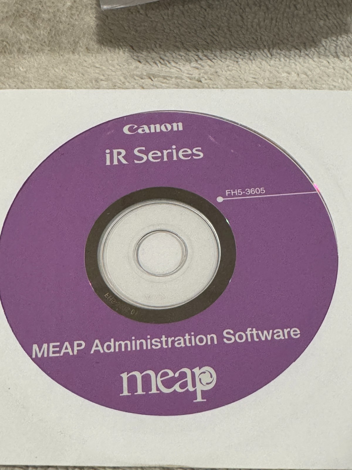 Canon IR Series MEAP Software - CD ONLY IN VERY GOOD CONDITION!!!