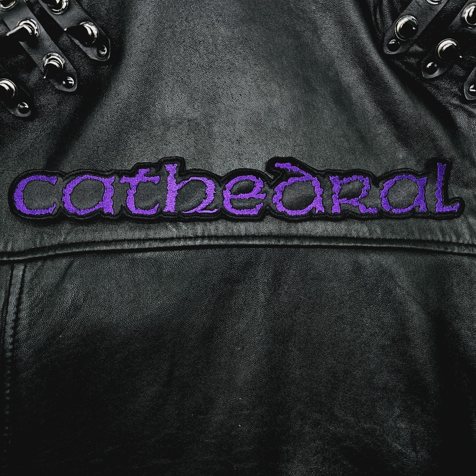 Cathedral Purple  Logo  EMBROIDERED Back Patch