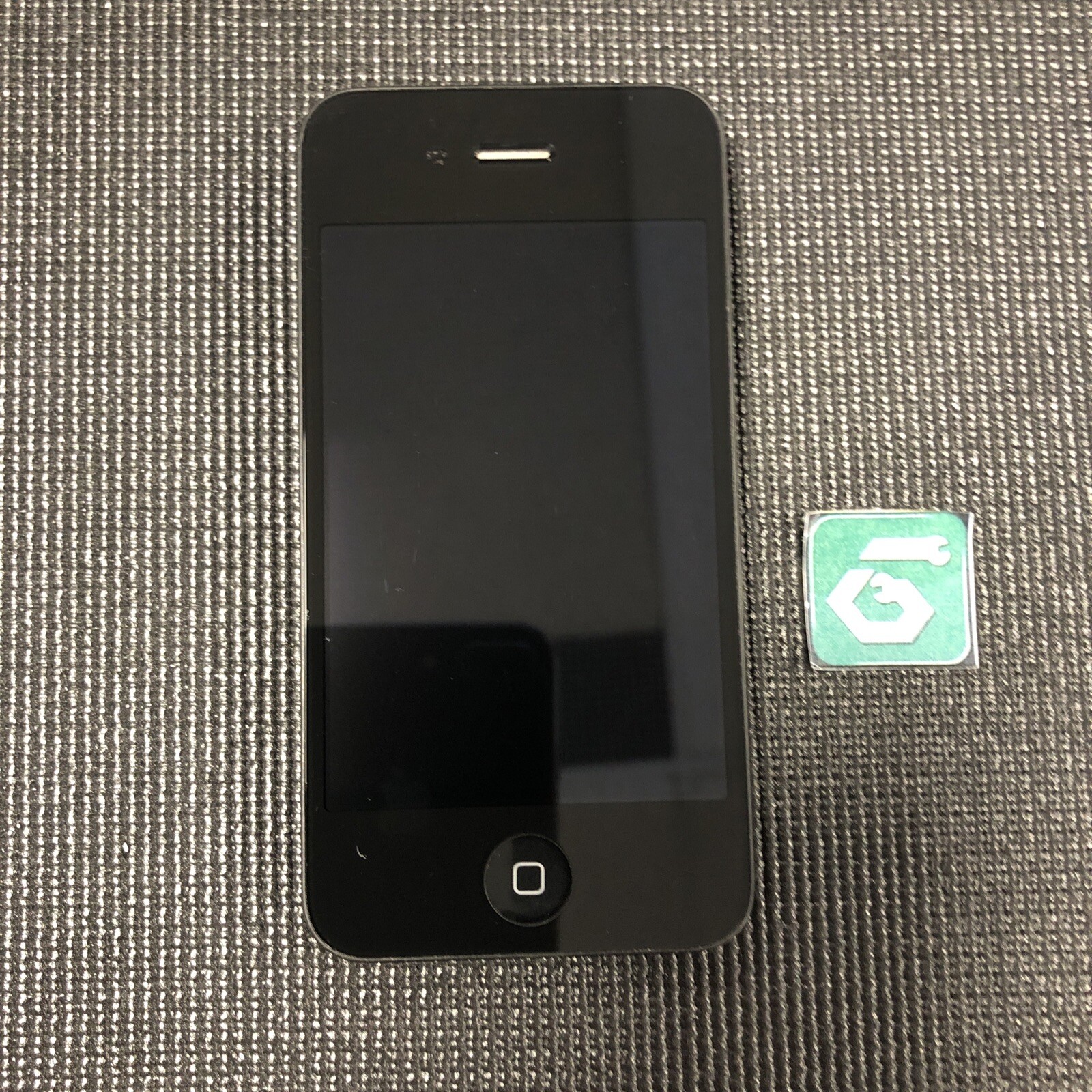 Apple iPhone 4S LCD Display Touch Screen Digitizer Black 8/10 OEM Missing Clips