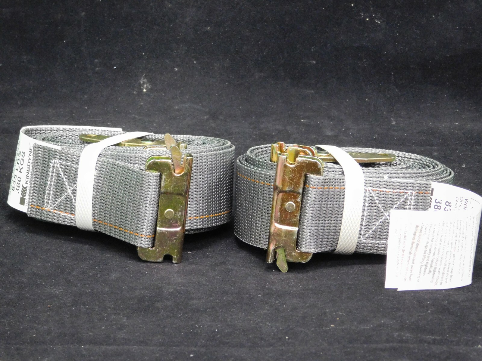 Set of Four - Kinedyne - 2" by 16’ - Spring Loaded Logistic Cam Buckle