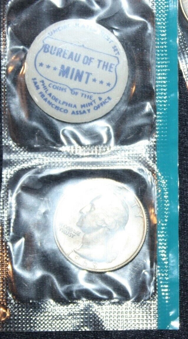 BU 1969-P  Washington Quarter Mint Cello 25C (U8)