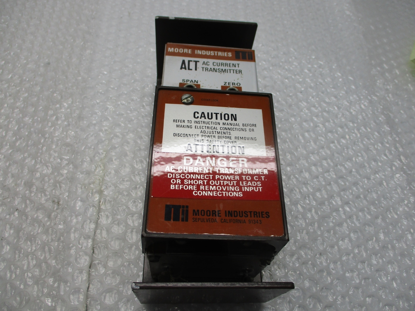 MOORE INDUSTRIES ACT AC CURRENT TRANSMITTER NSNP