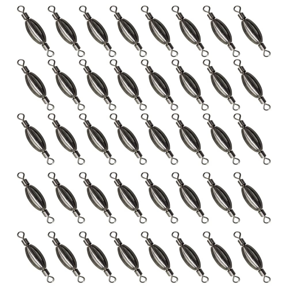 Quick Set Up Brass Fishing Sinker with Inner Swivel 1-40pcs