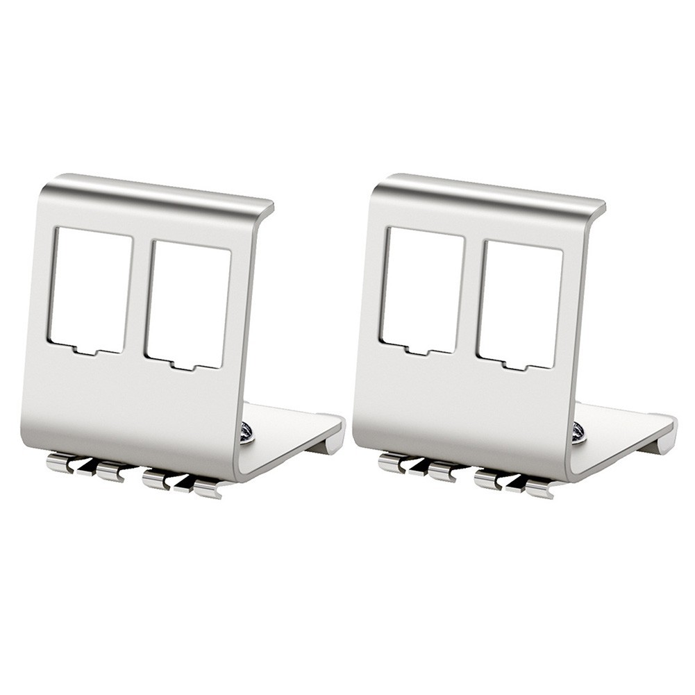 Network Module Metal Bracket Set 2pcs for RJ45 with Slide Rail Compatibility