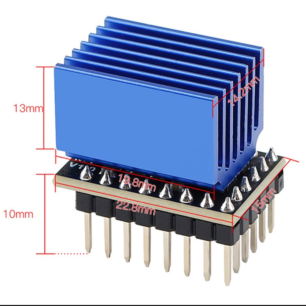Silent Stepper Motor Driver TMC5160 for 3D Printer Accessory High Accuracy