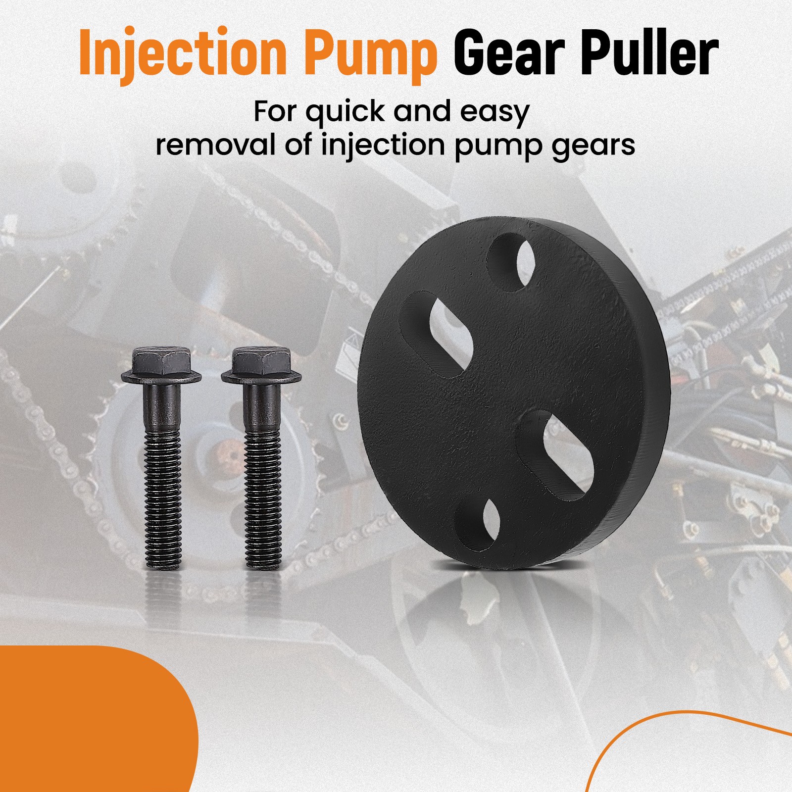 4x Injection Pump Gear Puller + Engine Barring Rotating Tool For Dodge Cummins