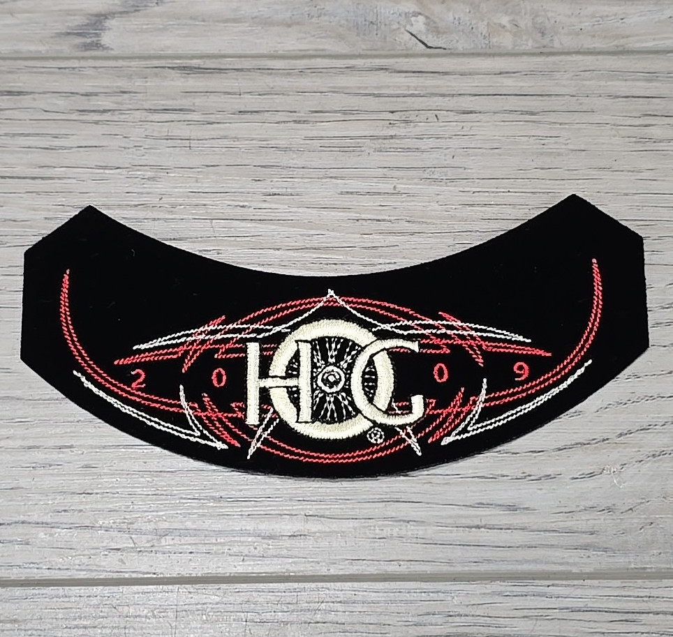 2009 HOG Harley Owners Group Mechanical Gear Small Rocker Vest Jacket Patch