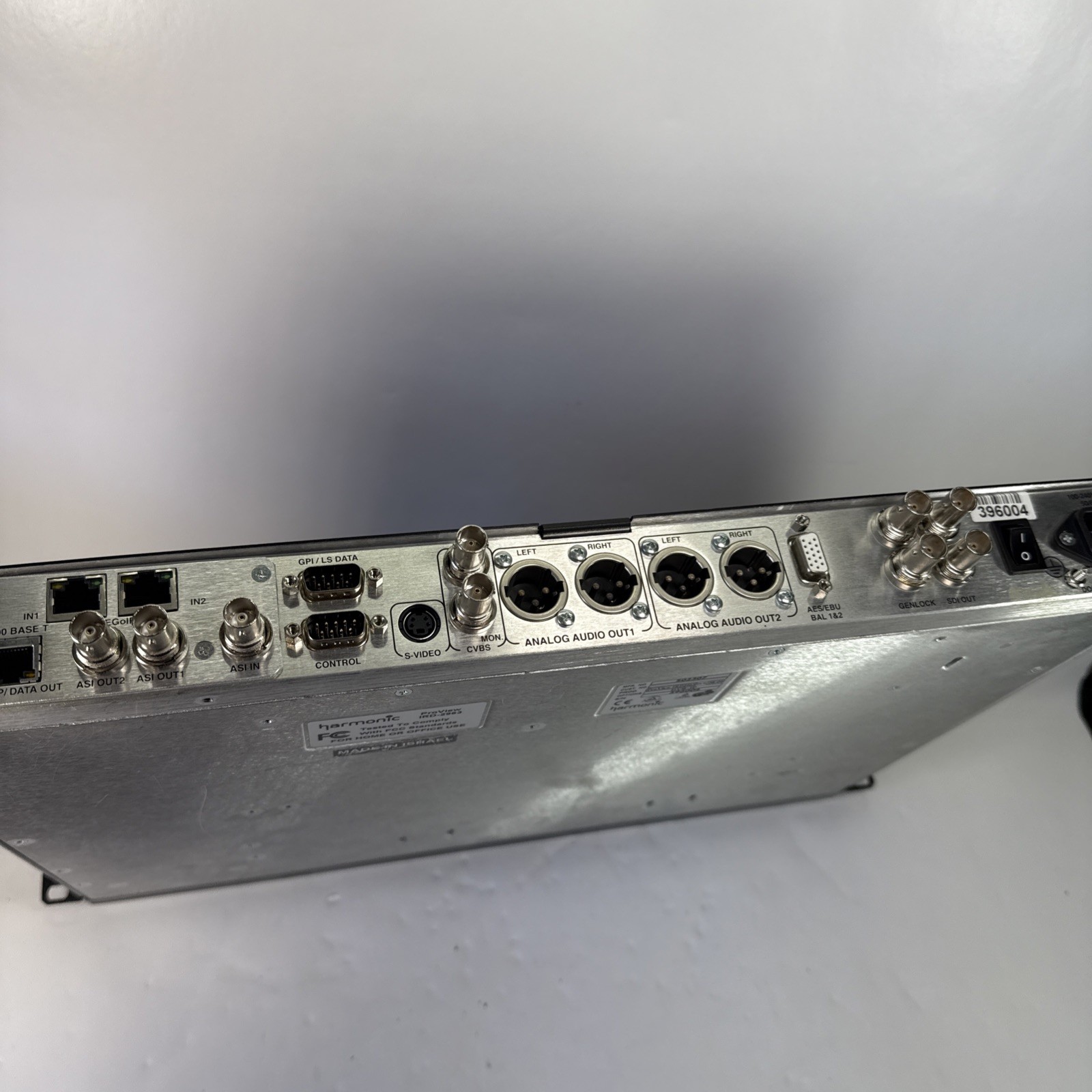 (AS-IS) Harmonic IRD-2900 Professional Receiver Decoder DVB IRD-2963 DVP-IP