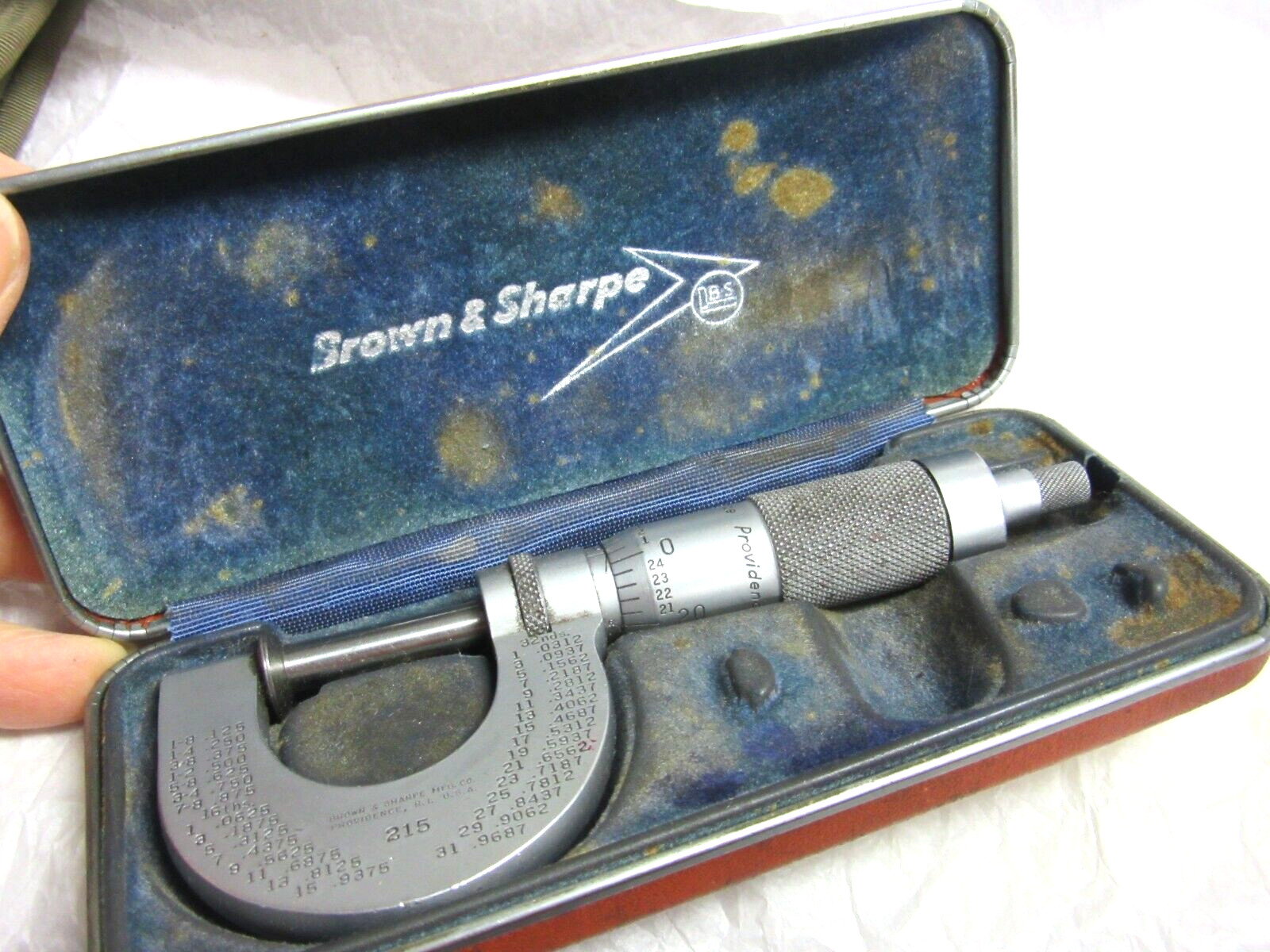 VTG Brown & Sharp MFG CO #215 USA in Box
