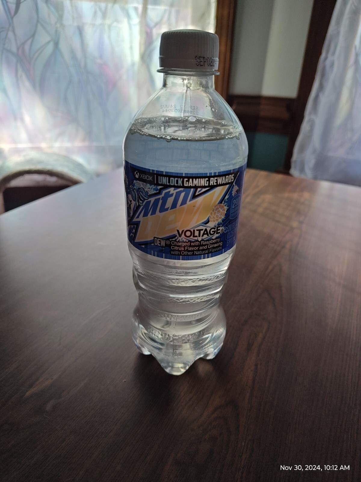 Mountain Dew VOLTAGE 20 Oz Bottle Clear Liquid Mistake Error