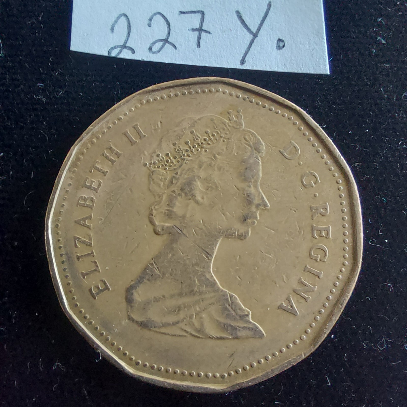 Canada One Dollar 1987.#227y.
