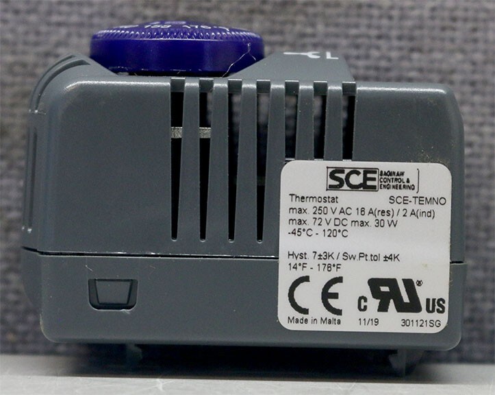 SCE Saginaw Control & Engineering SCE-TEMNO Thermostat