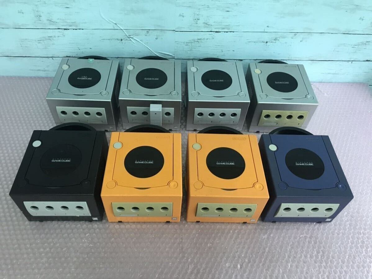 Nintendo Game Cube Console Random Color Lot of 8 Junk