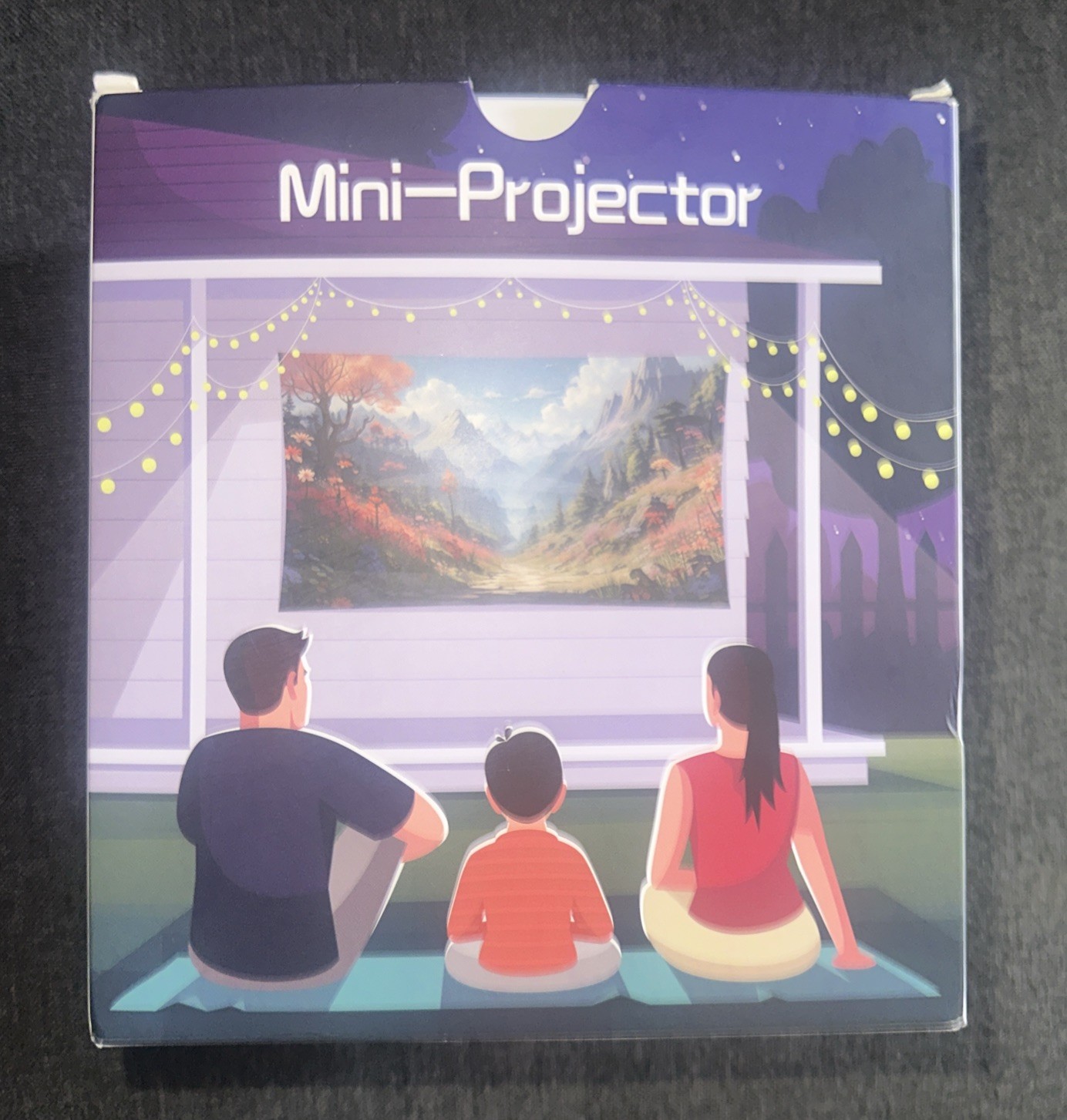 4K Mini Projector 10000LMS Power Bank Powered Bluetooth Portable Home Theater US