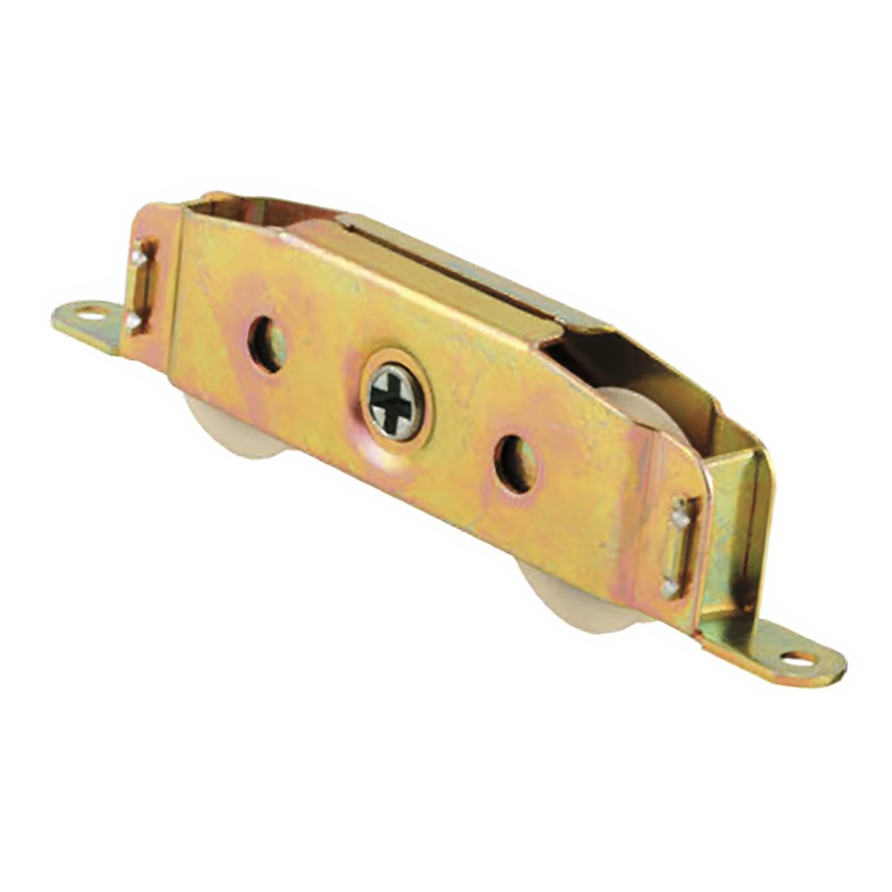 Door Roller For Sliding Glass Door Two  Nylon Wheel 1.25 Inch Steel Housing
