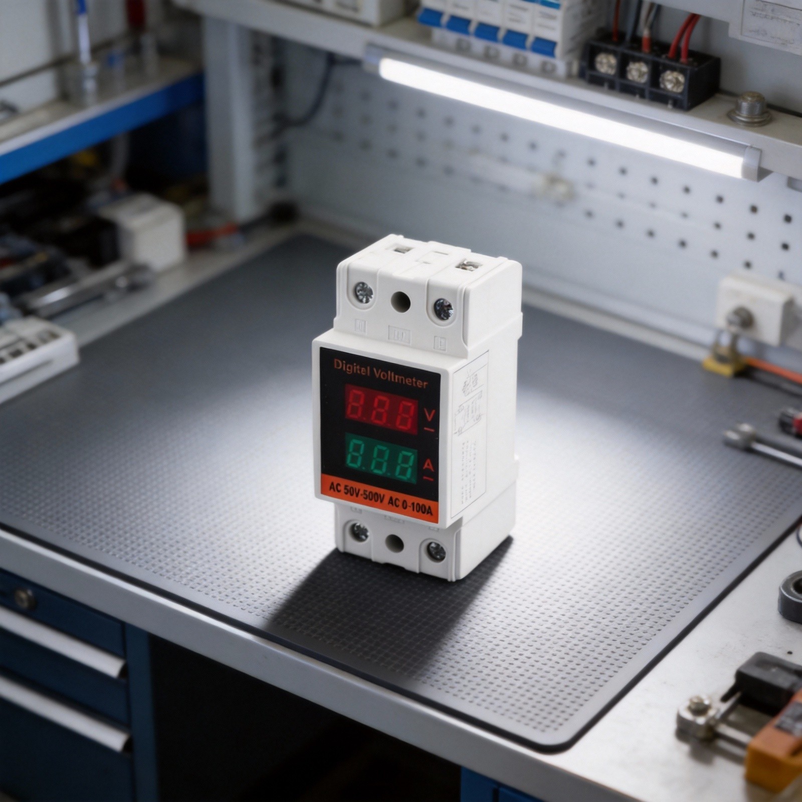 AC Voltage and for current Meter with Dual Display for Fast and Easy