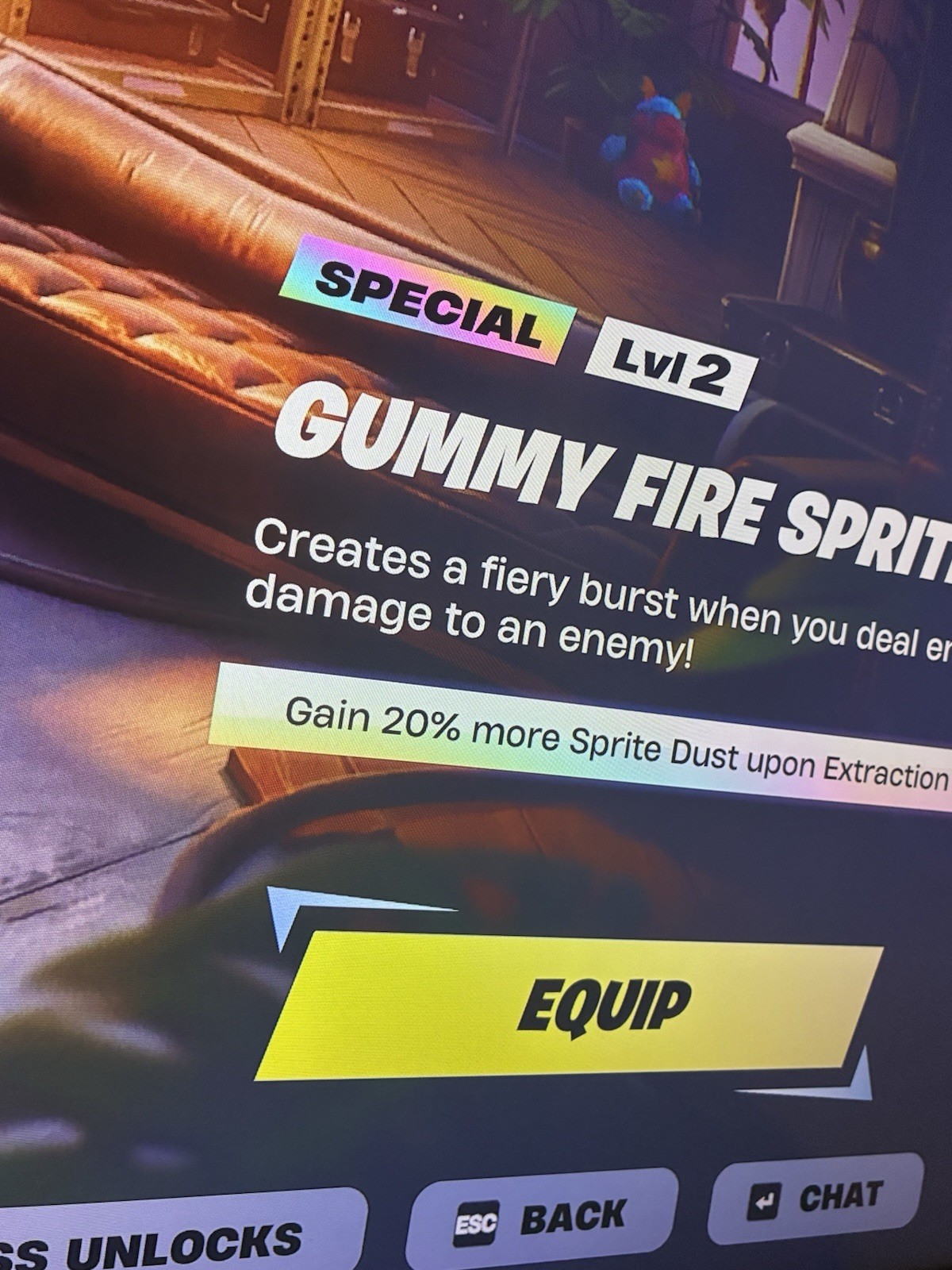 Gummy Fire Sprite Special Lv 2 Virtual In-Game Game Item/Asset