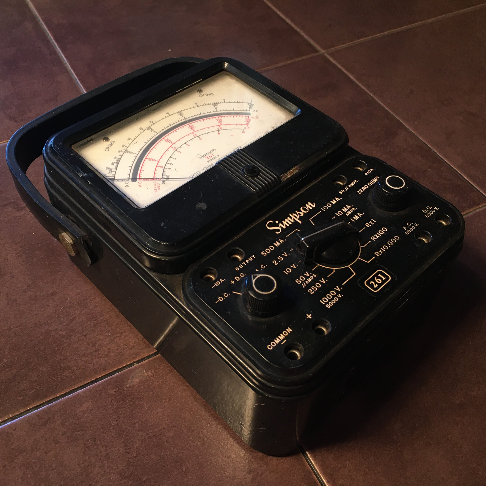 Simpson 261 Analog Meter, Series 2