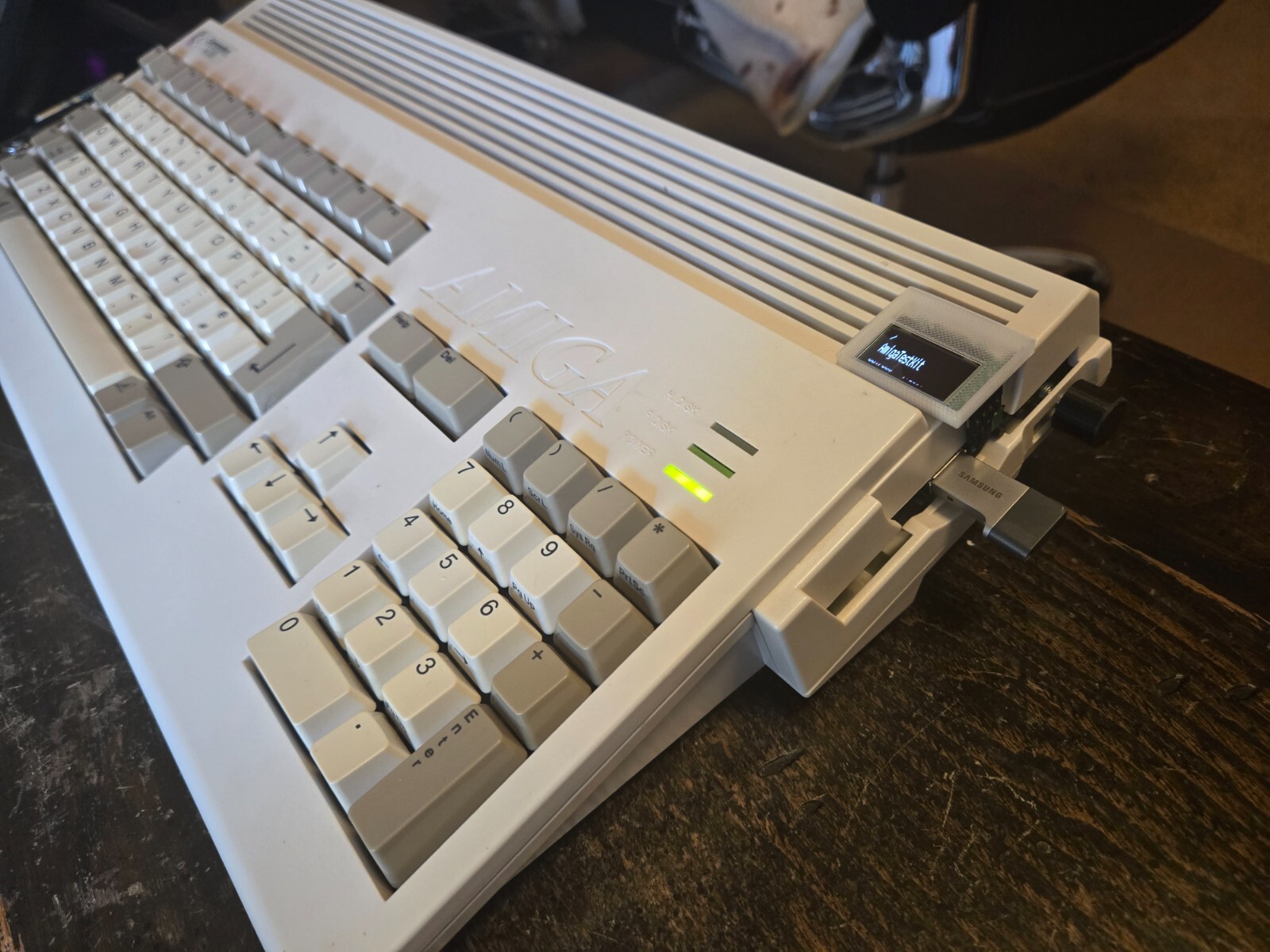 Amiga 1200 Gotek Custom Mount USB Floppy Emulator - Complete Kit with Gotek