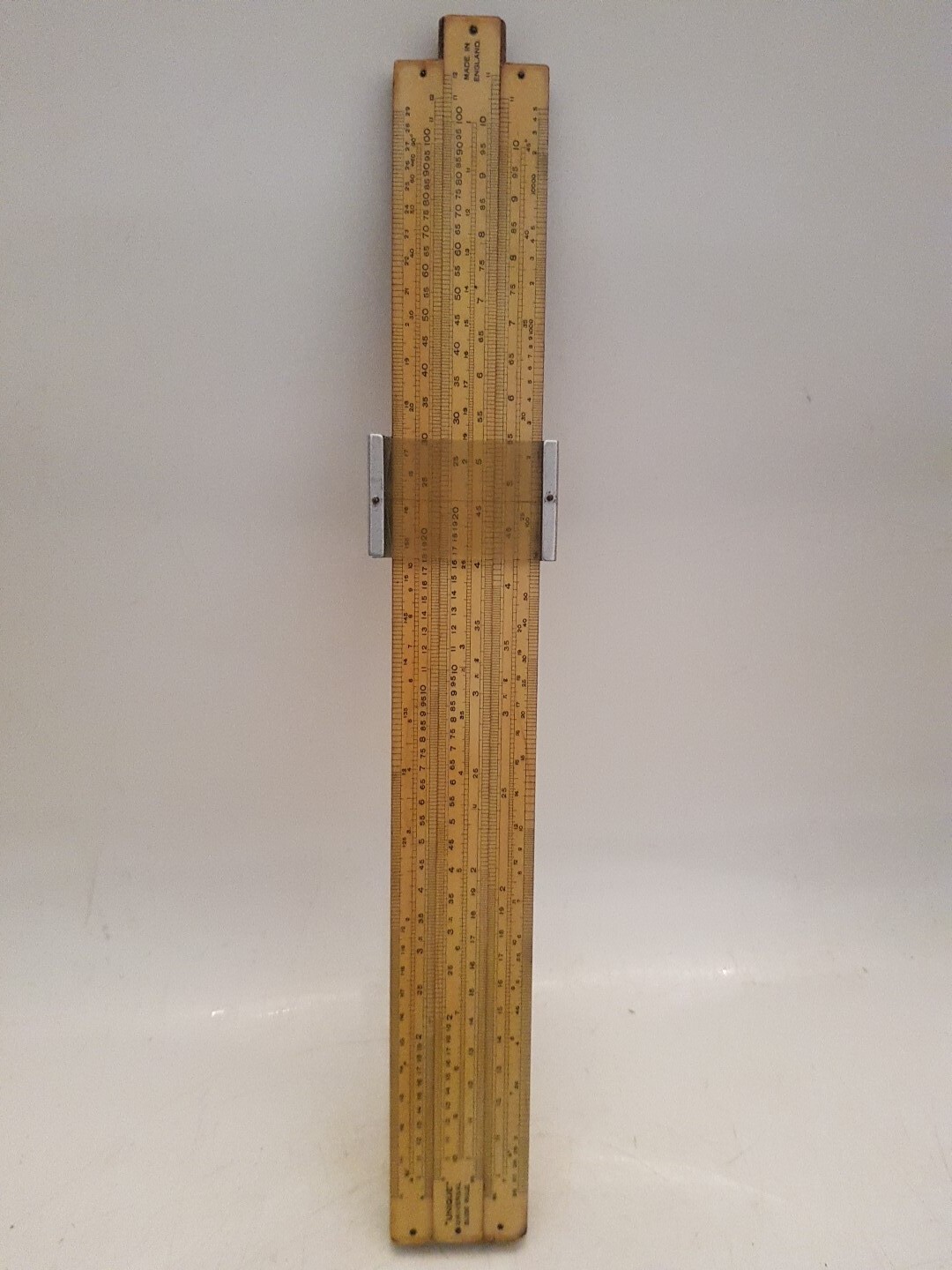 Vintage Unique Legible Slide Rule, Made in England (A1)
