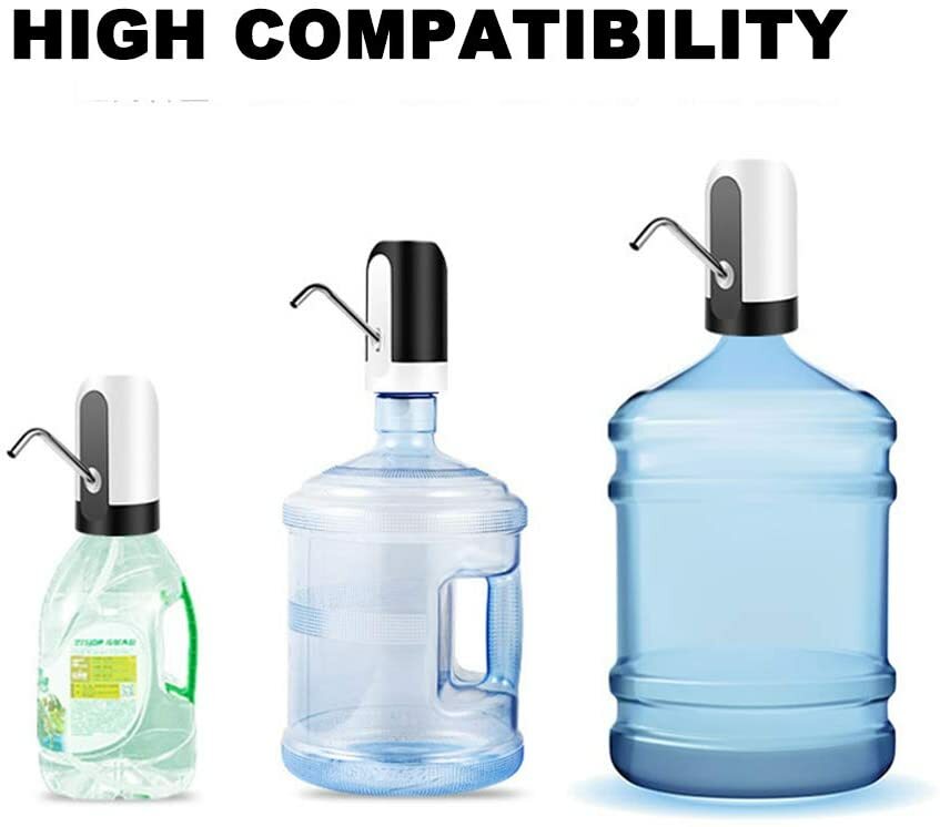 USB Water Bottle Pump Dispenser Automatic 5 Gallon Universal Electric Switch