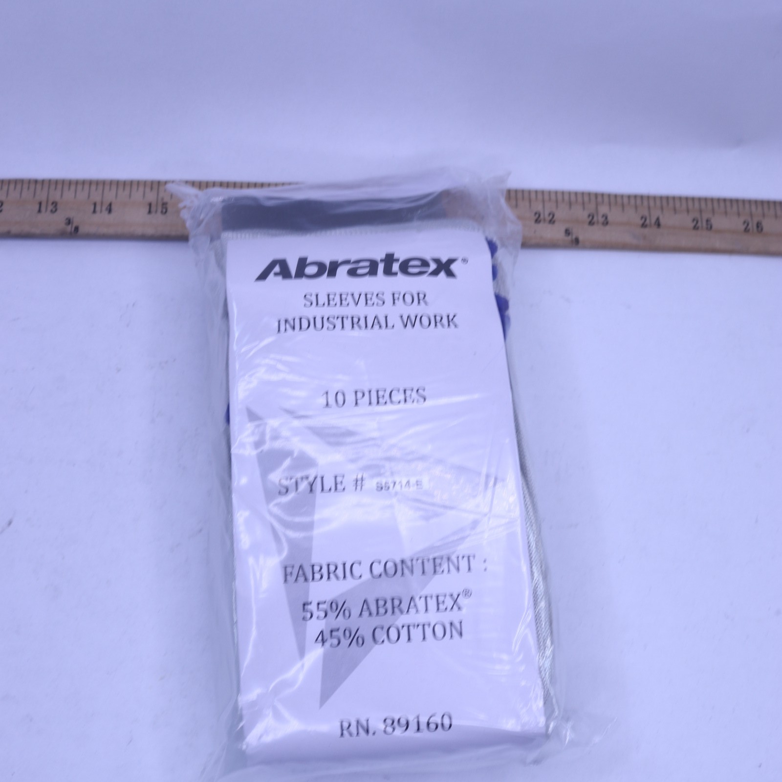 (10-Pk) Abratex Sleeve w/ Elastic Band Top Banom Large 14" S5714-E