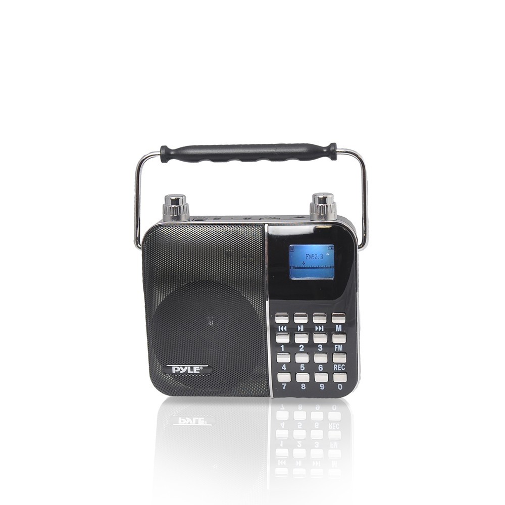 Pyle Sing Along Portable Karaoke Radio & PA Speaker System, Compact